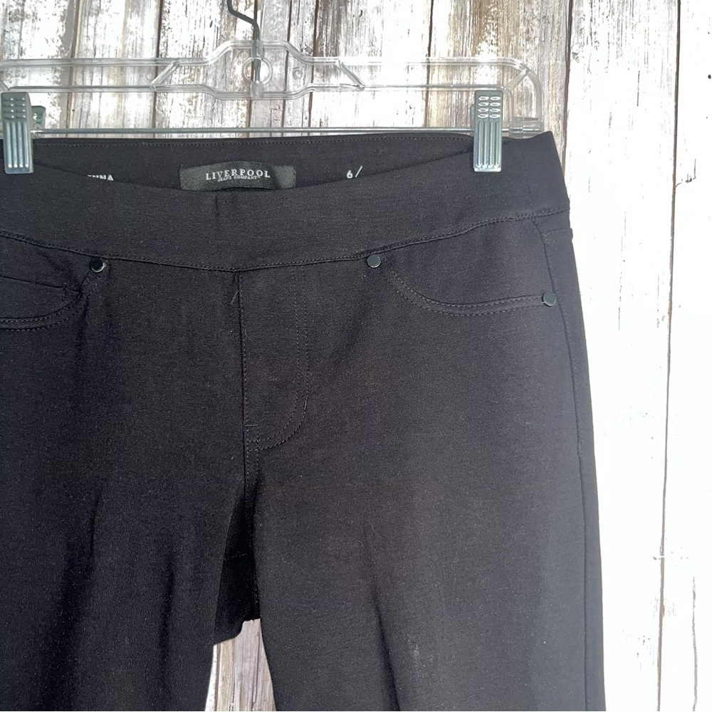 Liverpool Sienna Black Pull On Leggings - Picture 3 of 6